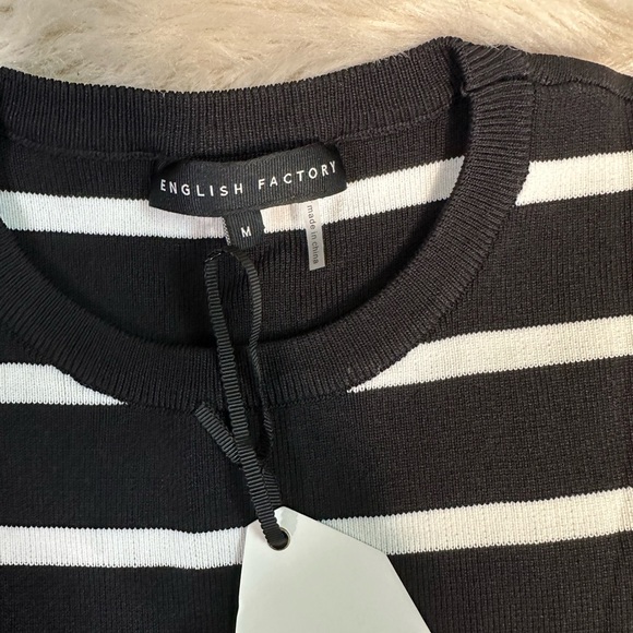 Nwt Anthropologie x English Factory 
Poplin Combo Knit Mini‎ Dress - Picture 8 of 9